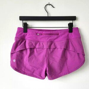 Lululemon Speed Up Lined Shorts 2.5 " : Vivid Plum Size 2